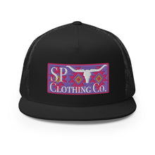 Load image into Gallery viewer, "Pink on Purple" Yupoong Hat