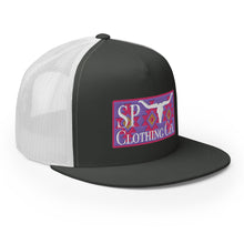 Load image into Gallery viewer, "Pink on Purple" Yupoong Hat