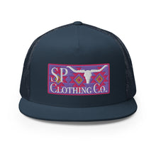Load image into Gallery viewer, "Pink on Purple" Yupoong Hat
