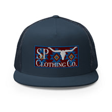 Load image into Gallery viewer, "Blue and Red" Yupoong Hat