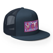 Load image into Gallery viewer, "Pink on Purple" Yupoong Hat