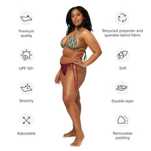 Load image into Gallery viewer, Women's Aztec & Maroon Bottom Bikini
