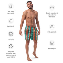 Load image into Gallery viewer, Men's Aztec Swim Trunks