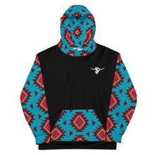 Load image into Gallery viewer, "Light Blue" Aztec Hoodie
