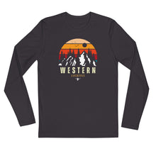 Load image into Gallery viewer, "Western" Long Sleeve Fitted Crew