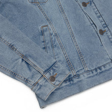 Load image into Gallery viewer, Branded Denim Sherpa Jean Jacket