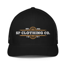 Load image into Gallery viewer, "SP Wagon Wheel Logo" Mesh Back Trucker Cap
