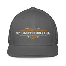 Load image into Gallery viewer, "SP Wagon Wheel Logo" Mesh Back Trucker Cap