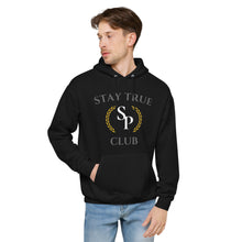 Load image into Gallery viewer, "STAY TRUE CLUB" Unisex fleece hoodie