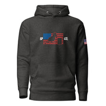 Load image into Gallery viewer, Barrel Racing Flag Hoodie