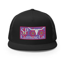 Load image into Gallery viewer, &quot;Pink on Purple&quot; Yupoong Hat
