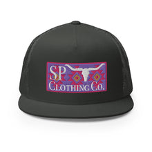 Load image into Gallery viewer, &quot;Pink on Purple&quot; Yupoong Hat
