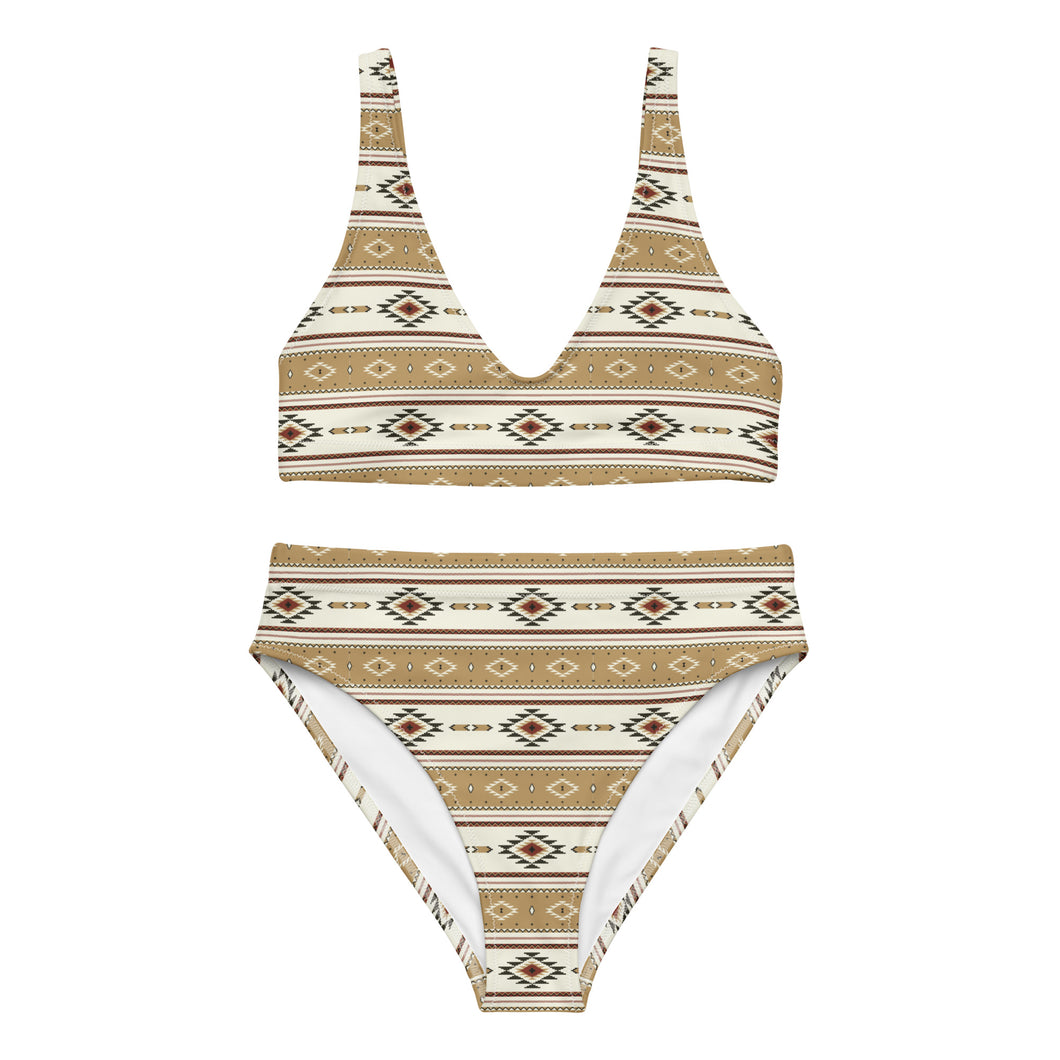 Women's Aztec High Waisted Bikini