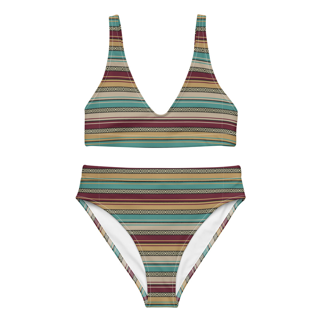 Women's Aztec High Waisted Bikini