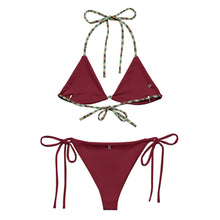 Load image into Gallery viewer, Women&#39;s Aztec &amp; Maroon Bottom Bikini
