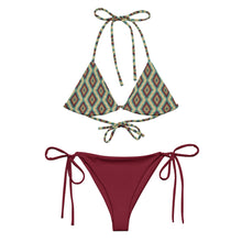 Load image into Gallery viewer, Women&#39;s Aztec &amp; Maroon Bottom Bikini
