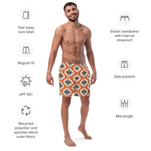 Load image into Gallery viewer, Men&#39;s Aztec Swim Trunks
