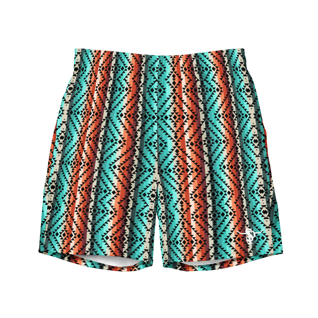 Men's Aztec Swim Trunks