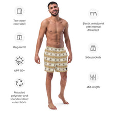 Load image into Gallery viewer, Men&#39;s Aztec Swim Trunks
