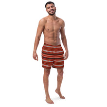 Load image into Gallery viewer, Men&#39;s Aztec Swim Trunks
