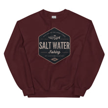 Load image into Gallery viewer, Salt Water Fishing Crewneck
