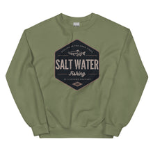 Load image into Gallery viewer, Salt Water Fishing Crewneck
