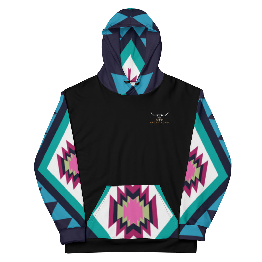 Aztec Print Hoodie