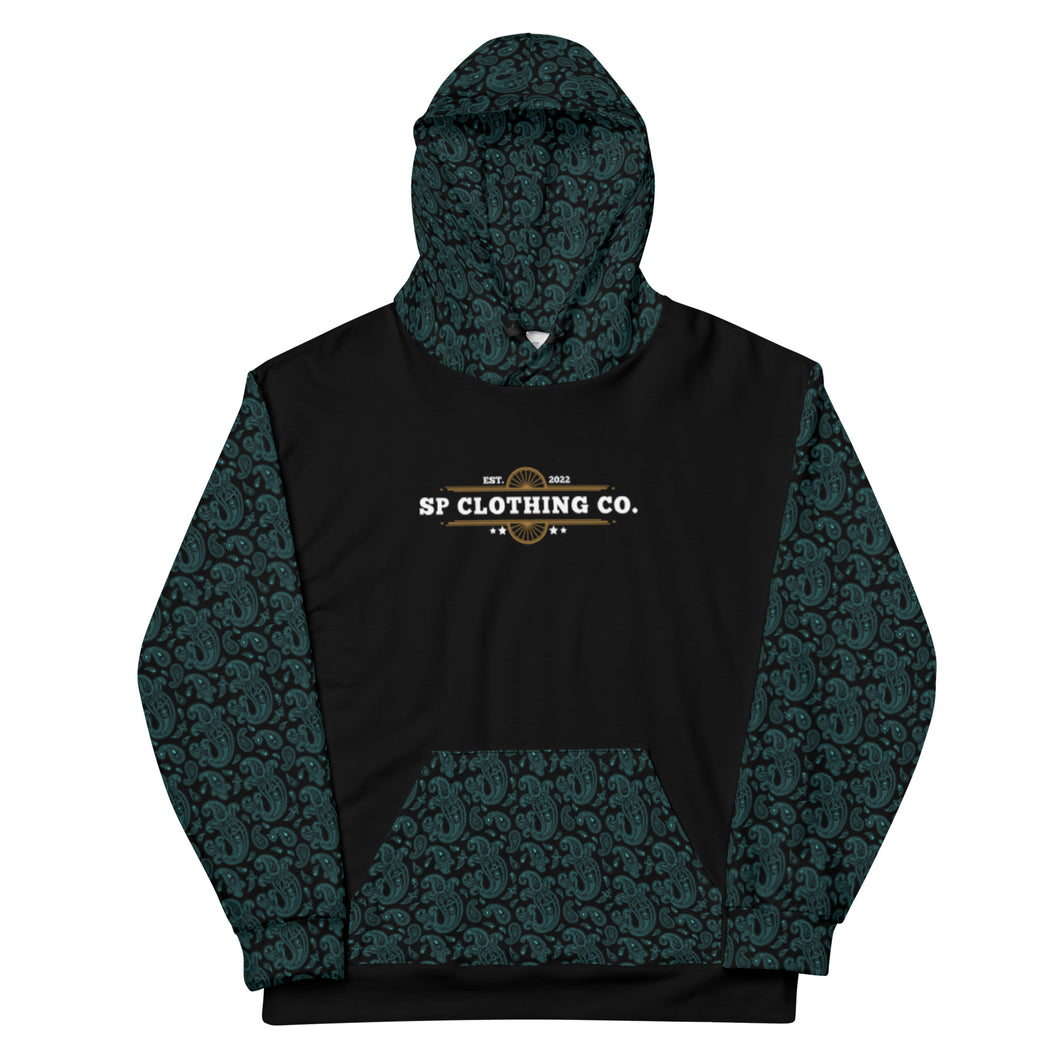 Paisley Print Hoodie