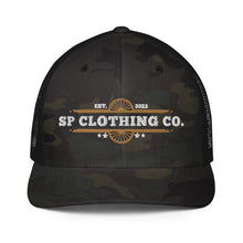 Load image into Gallery viewer, &quot;SP Wagon Wheel Logo&quot; Mesh Back Trucker Cap
