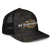 Load image into Gallery viewer, &quot;SP Wagon Wheel Logo&quot; Mesh Back Trucker Cap
